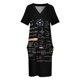 thumbnail image 4 of Formulario de profesor de Física Vestido holgado con bolsillos vestido vestidos vestido de noche mujer, 4 of 7