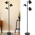 thumbnail image 1 of Depuley 65.3" Moderne Lampadaire 3-Light Lecture Arbre Debout Light avec des Têtes Métalliques Réglables Noir Haut LED Éclairage E26 Base (Ampoules Comprennent), 1 of 7