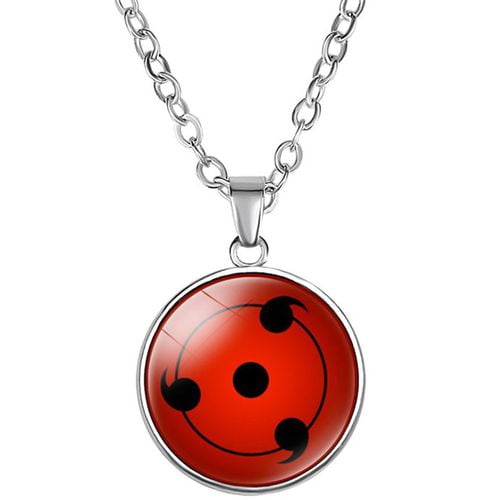 KABOER Naruto Sharingan Eye Necklace Men Naruto Anime Glass Cabochon Black Chain Necklace Pendant Necklaces(H03) KABOER Naruto Sharingan Eye Necklace Men Naruto Anime Glass Cabochon Black Chain Necklace Pendant Necklaces(H03)
