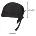 thumbnail image 3 of 6 gorros de chef de cocina unisex para hombre y mujer, gorro de uniforme de chef y camarero, gorro ajustable., 3 of 6