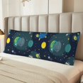 thumbnail image 5 of Naloa Space and Animals Super Soft 20x60 Body Pillow Case,Long Side Hidden Zipper（PILLOWS ARE NOT INCLUDED）, 5 of 6