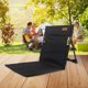 thumbnail image 4 of Silla plegable para acampar, silla de suelo para acampar al aire libre, Picnic, playa (negro), 4 of 9