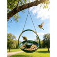 thumbnail image 4 of Hanging Metal Bird Feeder for Garden Outdoor, Stable Bird Feeding Station, Weather Resistant Wild Bird Tray, 4 of 4