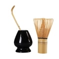 thumbnail image 2 of Juego de Matcha Matcha, de té tradicional, soporte de de cerámica, juego de Matcha japonés tradicional G negro Yotijar Soporte para batidor Matcha, 2 of 10