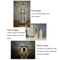thumbnail image 3 of Advancent Luz de para interior y exterior, farol colgante, lámpara de noche decorativa de Metal, decoración de adorno para el salón, festival, Iluminación novedosa Bronce Largo, 3 of 6
