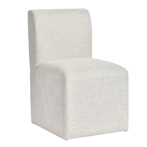 Duhome Modern Beige Linen-Look Swivel Accent Chair with Down Filling, Casters, and Versatile Use for Living Room or Office