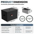 thumbnail image 5 of 30 lb Grease Collector, Three-Layer Thickened Steel, Large Capacity, Commercial Oil Trap, Restaurant Grease Trap, to Handle Kitche0n, Plant, Cafe, 5 of 7
