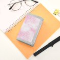 thumbnail image 7 of JIALIOU Nylon Trifold Card Wallet with ID Window Zipper Pocket for Men Women Teen Pink Soft Smoke Cloud, 7 of 7