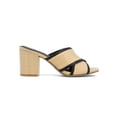 thumbnail image 2 of Mia Too Women's Slide Raffia Block Heel Sandal, 2 of 5