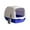 Blue^62, variant on Covered Cat Litter Box with Lid, Large Enclosed Design for Odor Control, Non Slip Bottom for Safety, Easy to Clean with Shovel, for Indoor Use with Cats up to 15 Lb
