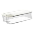 thumbnail image 2 of Contenedor de almacenamiento de alimentos Sunnimix Organizador de nevera con tapa Blanco, 2 of 8