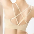 thumbnail image 3 of Cavosen Full Coverage Bras Lace Wireless Supportive Bras Push Up Solid Stretch Bralettes Spaghetti Strap Breathable Every day Underwear, 3 of 4