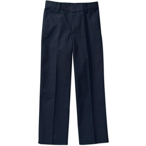 Approved Schoolwear Boys' Flat Front Pant, School Uniform - Walmart.com