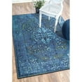 thumbnail image 3 of Nuloom 5' x 8' Vintage Reiko Rug in Blue, 3 of 4