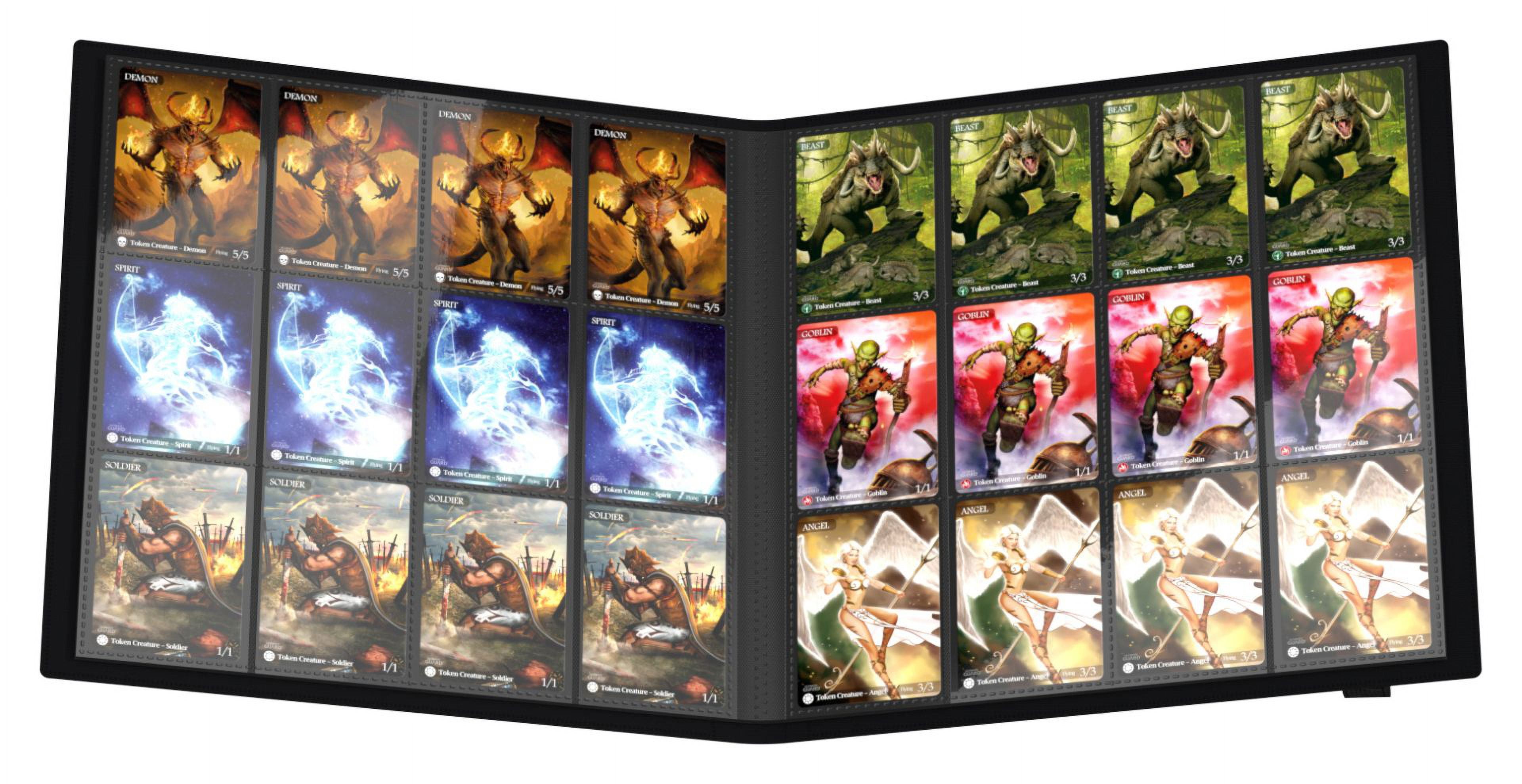Ultimate Guard QuadRow 12-Pocket FlexXFolio Card Binder, Black