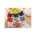 thumbnail image 5 of INSPIRE CHIC Women's Polka Dots Pre-tied Adjustable Straps Bow Ties for Uniform Casual Blue, 5 of 5