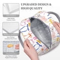 thumbnail image 3 of Fotbe bow ribbons Pattern Lunch Bag , Insulated Lunch Box, Small Leakproof Cooler Food Lunch Containers Reusable Lunch Tote Bags, 3 of 6