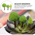 thumbnail image 4 of 3Pcs Micro Landscape Ornaments Resin Tree Bonsai Flowerpot Decorations, 4 of 5