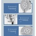thumbnail image 4 of Bathroom Accessories - Showerhead - Turbo Shower Head Home Bath Shower Nozzle Water Heater Filter Shower ,4 Bathing Modes, Pressurized Skin-beautifying Shower With Electroplating Process., 4 of 8