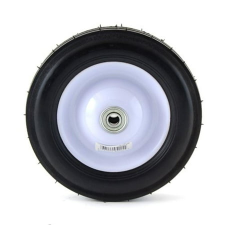 8-Inch Steel Wheel with Ribbed Tread - 60lb. Load-Rating, 8 x 1.75 steel wheel for use on hand trucks and small carts By