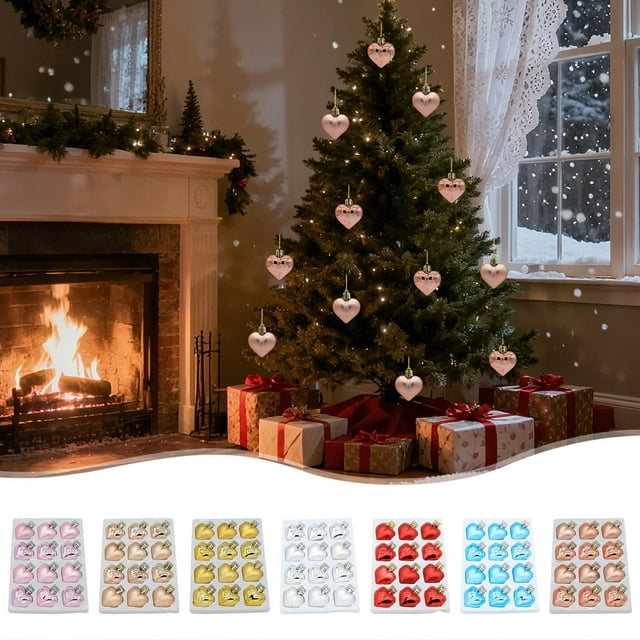 12 Colgantes Navideños para Coche o Árbol de Navidad.