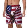 thumbnail image 1 of Balery USA Eagle with Spread Wings Bañador para hombre, shorts de playa de secado rápido con entrepierna y forro de compresión-XX-Large, 1 of 6