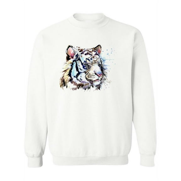 Snow Tiger Sweatshirt Women -Image by Shutterstock, Female Small