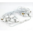 thumbnail image 6 of Novelty Lights S14 Warm White LED Edison Outdoor String Lights with 25 Bulbs Vintage Bulbs White Wire 37.5 Feet, 6 of 6