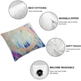 thumbnail image 4 of SHANXI Throw Pillow Covers Home Decor Colorful Cool Pink Paint Abstract Pillow Cases Decorative Outdoor Cushion Couch Sofa Pillowcases 18x18in, 4 of 5