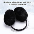 thumbnail image 2 of 1Pcs Women Winter Earmuffs Girls Faux Fur Fluffy Soft Ear Warmer Outdoor Plush Warm Ear Covers, 2 of 6