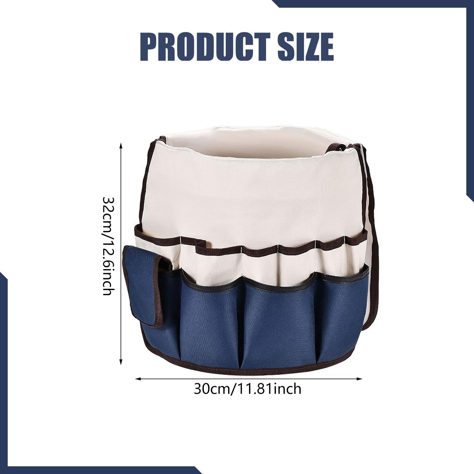 Gardening Bucket Organizer Tool Bag Large Capacity Waterproof Oxford Cloth for Home Gardeners and DIY