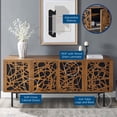 thumbnail image 6 of Modway Telluride 73" TV Stand in Walnut, 6 of 7