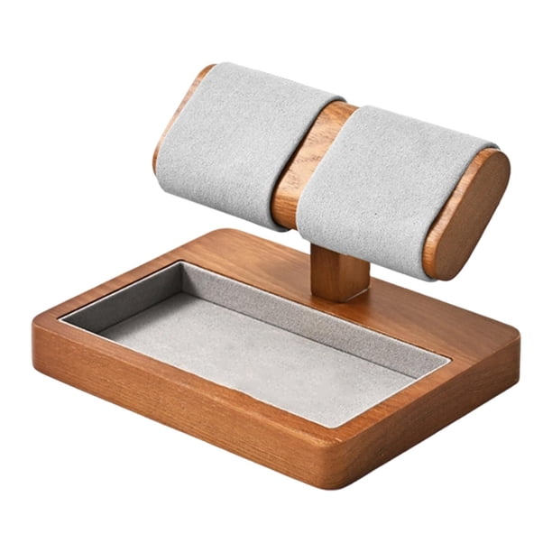 Exhibidor de Relojes de Madera para Hombres Y Mujeres, Vitrina para Relojes Y Joyas, Ideal para El Hogar O La Oficina.
