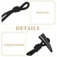 thumbnail image 3 of UPGRATOR 1Par Botones Toggle Negros Para Prendas Abrigo Resistente Para Artesanía Y Moda, 3 of 8
