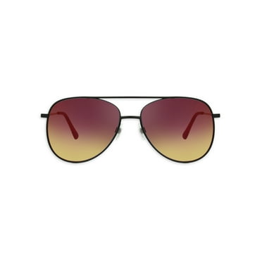 Panama Jack Mens Aviator Gunmetal Sunglasses