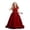Red, variant on Fgnfyis Girls Dress Long Flowy Summer Formal Gown for Piano Performance Party Wedding Toddler Girl Dress Pink 9-10 Years