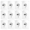 thumbnail image 1 of 20pcs Furniture Clear Hanger Pads with Screws Non-Trace Hook Kitchen Sticker, 1 of 6
