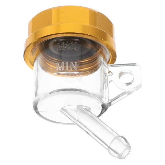 WORGEOUS Motorcycle Rear Brake Master Cylinder With Large Oil Reservoir Foot Brake Pump For Dirt Bike Atv And Scooter Cap Oil Cup Hydraulic Brake System Accessories