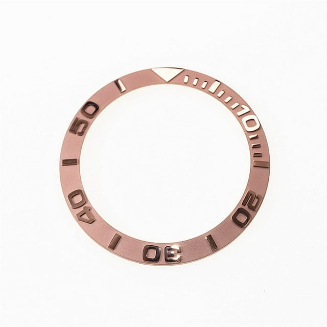 38MM Watch Bezel Watch Ceramic Bezel Inserts Yacht Master Style Watch Ring For SKX007 SKX009