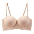 thumbnail image 2 of fatyb Women's Push up Bra No Underwire Bralettes Seamless T Shirt Bras Padded Everyday Bras Add 2 Cups, 2 of 3