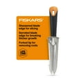 thumbnail image 4 of Fiskars Steel Garden Knife, Multi-Purpose Weed Puller Gardening Tool for Planting, Weeding, Digging, and Cultivating with Hanging Hole, 4 of 8