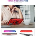 thumbnail image 5 of Compatible with Motorola Moto G Power 2022 Case Built-in 360 Ring Holder Kickstand, Extreme Protection Military Armor Magnetic Car Dual Layer Protective Heavy Duty Phone Cover,Red, 5 of 7