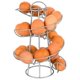 thumbnail image 1 of Egg Spiraling Dispenser Rack Wire Chicken Egg Storage Organizer Display Holder Basket for Countertop Kitchen, 1 of 3