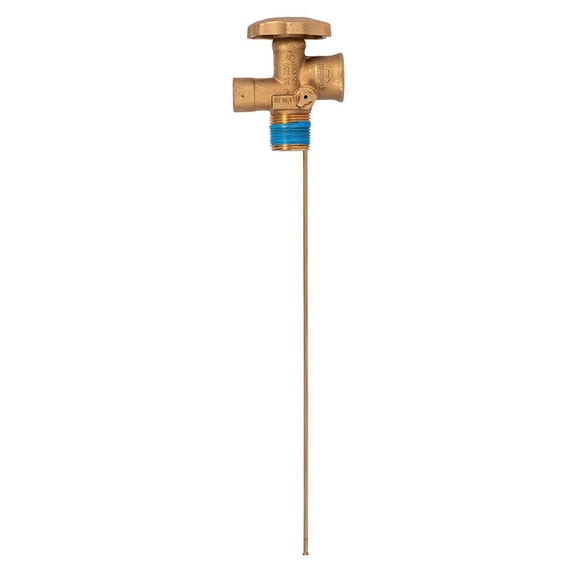 100 lb Propane POL Valve 3/4" 375 PSI - 10.2 Dip Tube