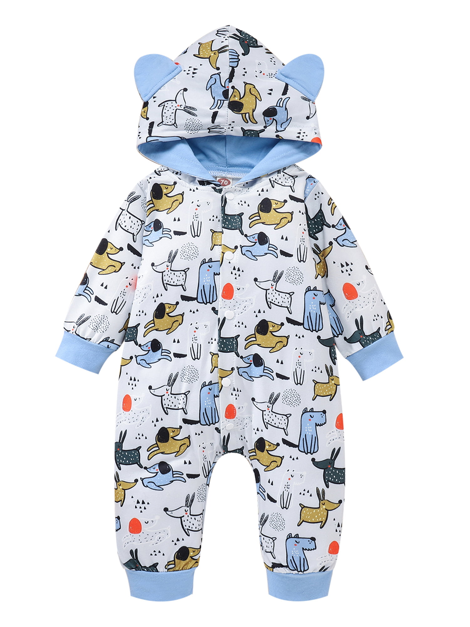 Details about   Newborn Baby Kids Boys Girls Dinosaur Cos Hoodie Romper Jumpsuit Clothes Outfits 