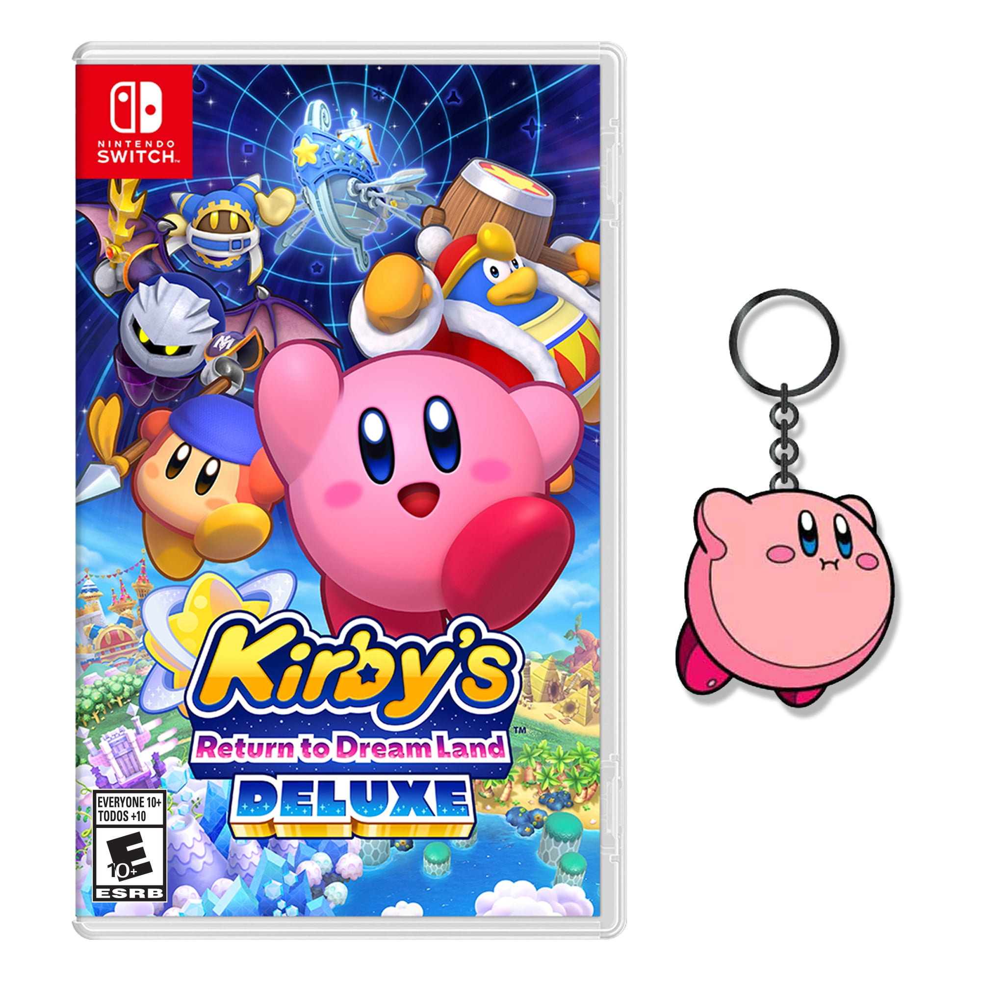 Kirby's Return To Dream Land Deluxe - Nintendo Switch +Free Kirby Keychain  