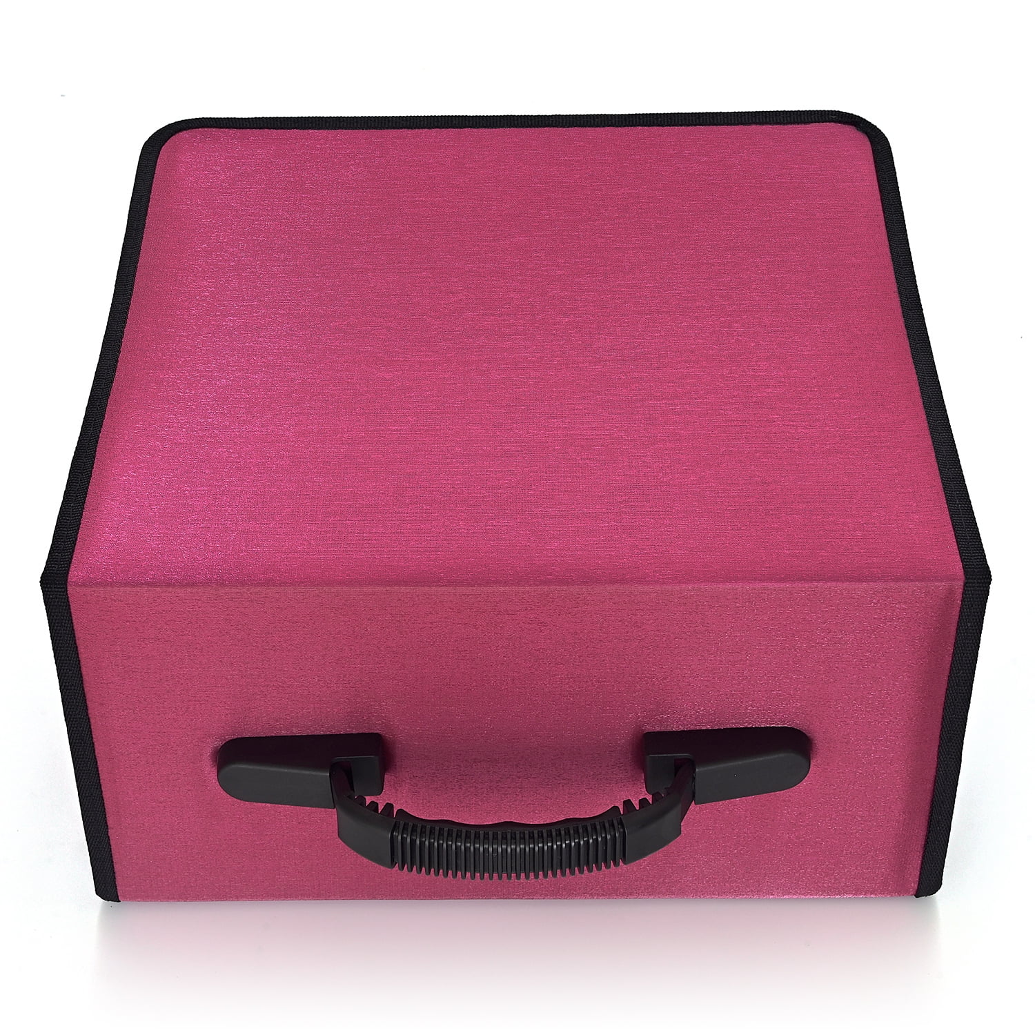 Large 432 Capacity CD/DVD Storage Case with Zipper, Nylon