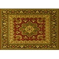 thumbnail image 1 of Ahgly Company Machine Washable Indoor Rectangle Persian Yellow Traditional Area Rugs, 2' x 5', 1 of 4