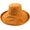 Yellow, variant on Women Bucket Hat Super Wide Brim Fold Bucket Cap Beach Wedding Solid Color Floppy Fisherman Hat with Chin Strap