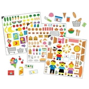 Playmonster Colorforms Market Picture Playsets W/ 200+ Restickable Shapes